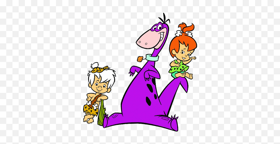 Bam Rubble And Pebbles Flintstone - Pebbles Bam Bam And Dino Png,Bam Png