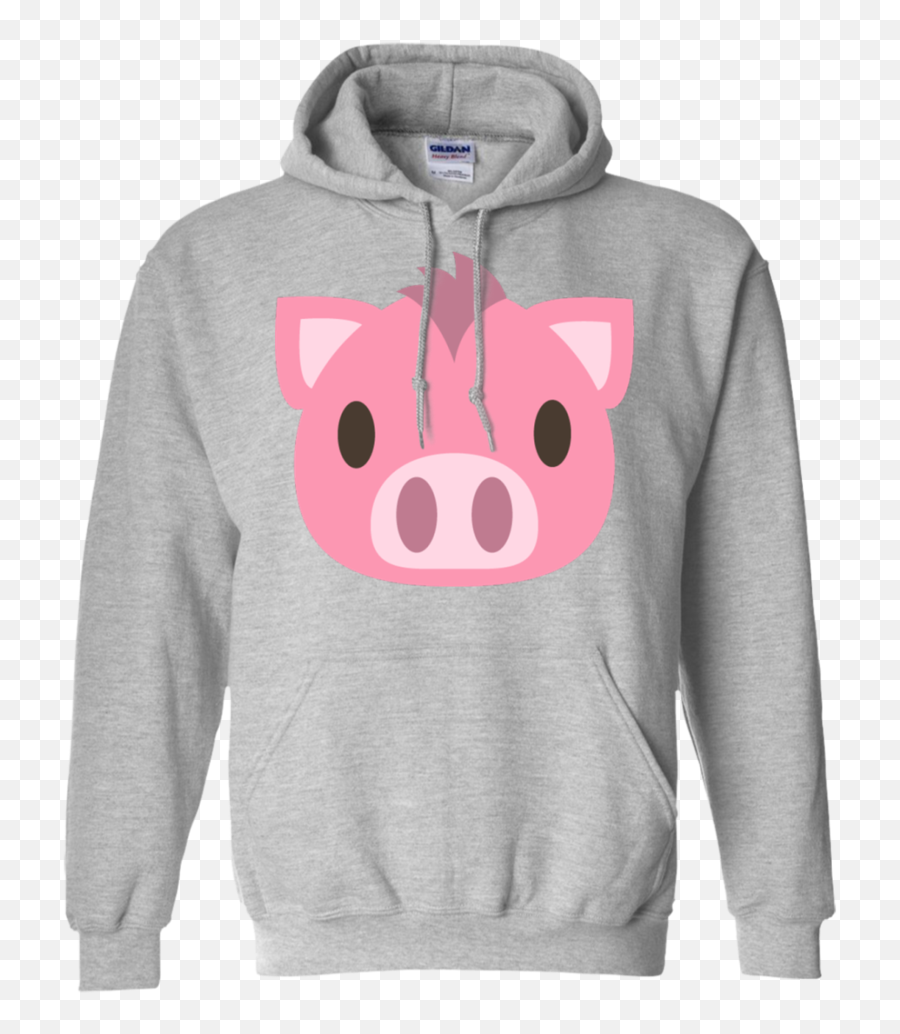 Pig Face Emoji Hoodie - Practically Perfect In Every Way Sweater Png,Pig Emoji Png
