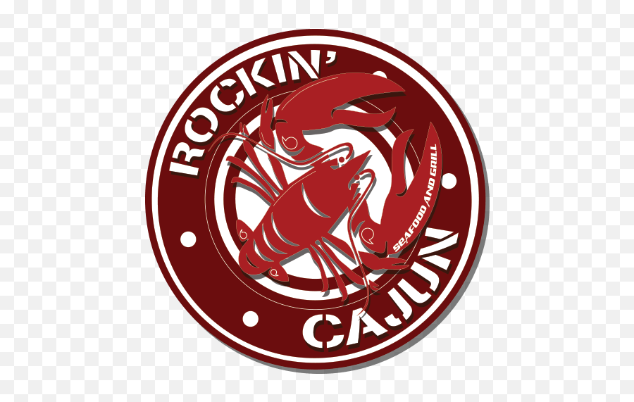 Local Seafood Restaurant Carson Ca Rockin Cajun - Circle Png,Restaurant Logo With A Sun