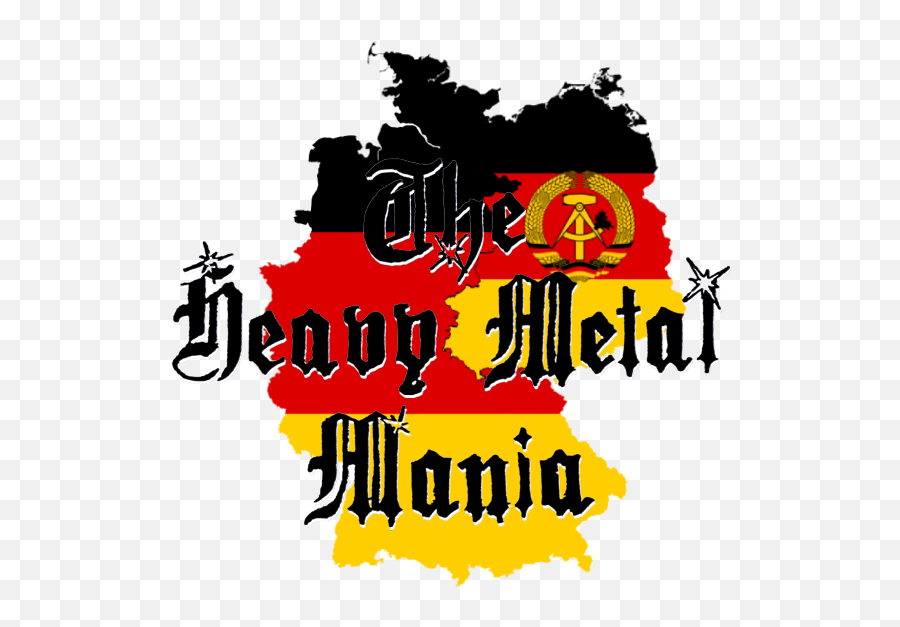 The Heavy Metal Mania - The German Hard Rock And Heavy Metal German Flag Map Png,Heavy Metal Logo