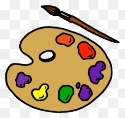 Artist Paint Palette - Clipart Full Size Animated png