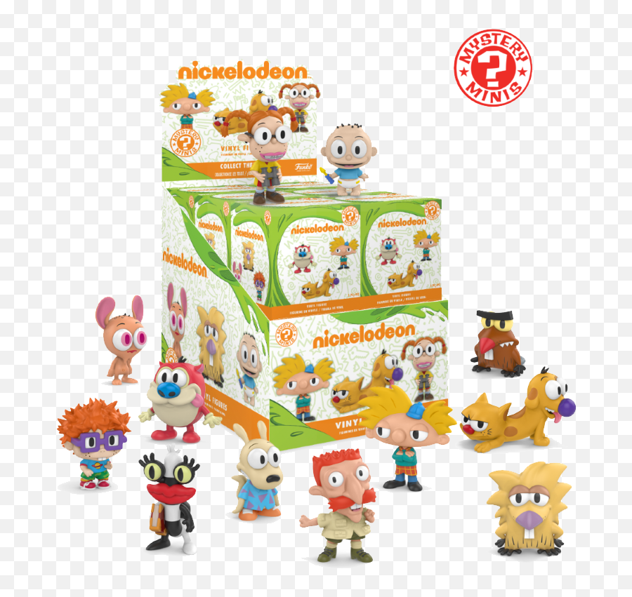 Funko Mystery Minis Nickelodeon - 90u0027s Nick Series 1 Colthat Uk Funko Mystery Minis Nickelodeon Png,Nickelodeon 90s Logo