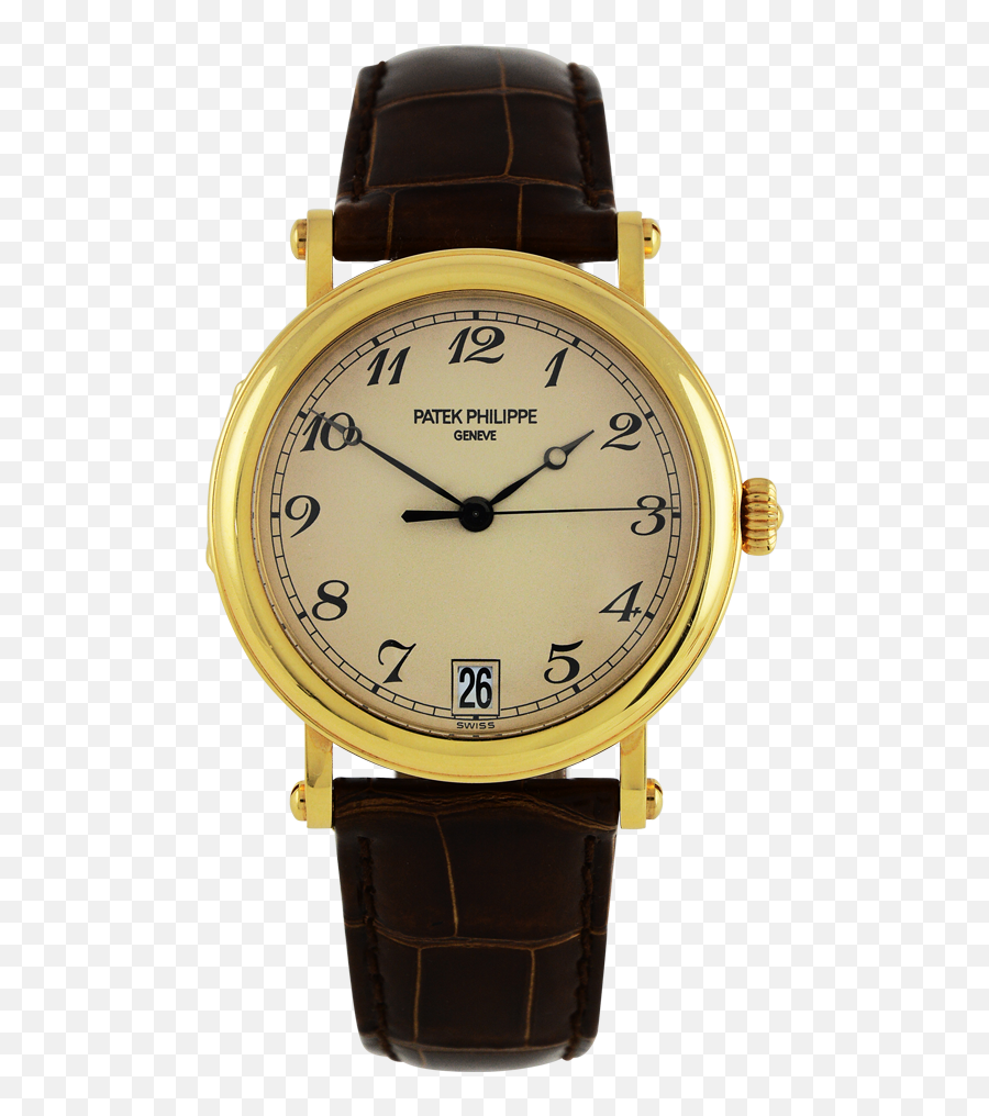 Calatrava - 5053j Patek Philippe 5053 Officers Watch Png,Patek Philippe Logo