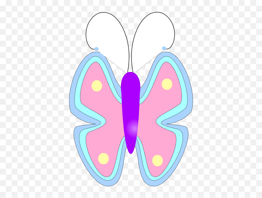 Pastel Butterfly Png Svg Clip Art For Web - Download Clip Girly,Star Butterfly Icon