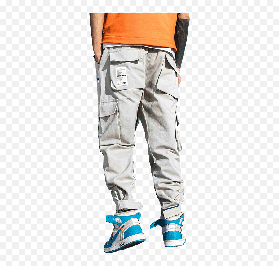 Stylish Streetwear Multi - Pocket Harem Hip Pop 100 Cotton Twill Cargo Pants Joggers Buy Cargo Pants Menscargo Pantscargo Pants Men Product On Cargo Pants Png,Us Icon Twill Pants