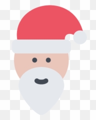 Santa Claus Christmas Vector Svg Icon - Happy png