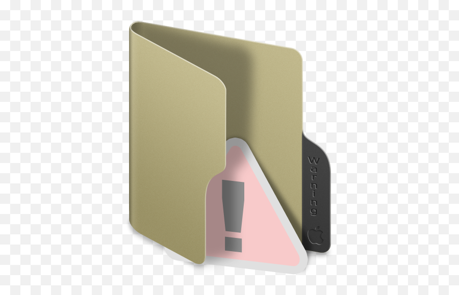 Warning Icon - Mac Os Folder Icons Softiconscom Horizontal Png,Warning Icon Png
