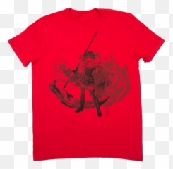 Rwby Vintage Ruby Rose Tee 3xl Shirts - Short Sleeve Png,Rwby Ruby Weiss Icon