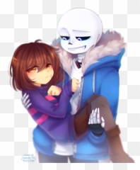 Undertale - Sans Frisk Frans png