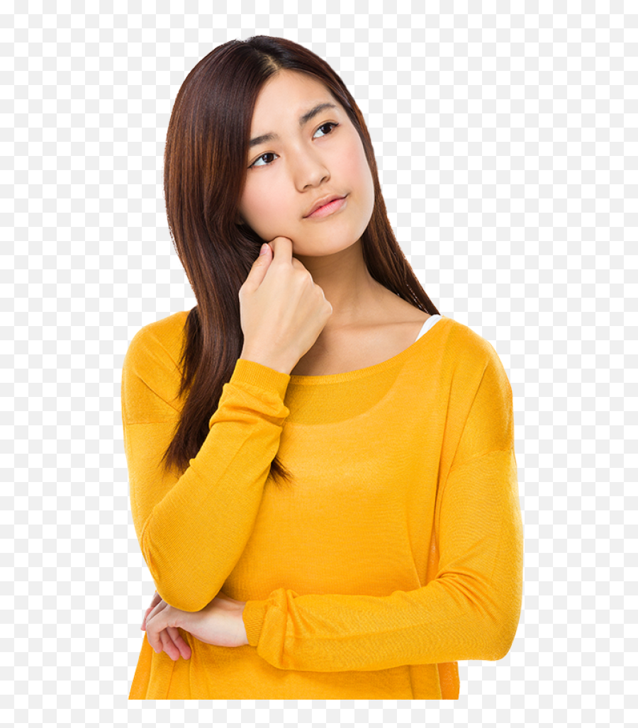 Thinking Woman Png Transparent Hd Photo - Woman Thinking Transparent Background,Thinking Transparent