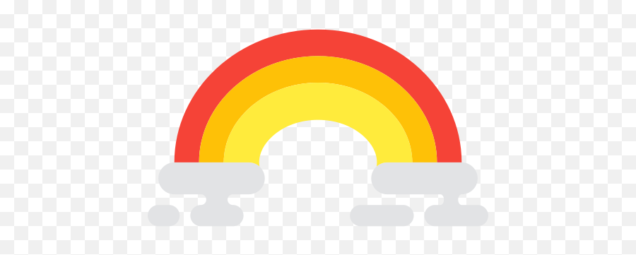 Spring Rainbow Colorful Cloud Sun Rain Free Icon - Icon Color Gradient Png,Icon Springs