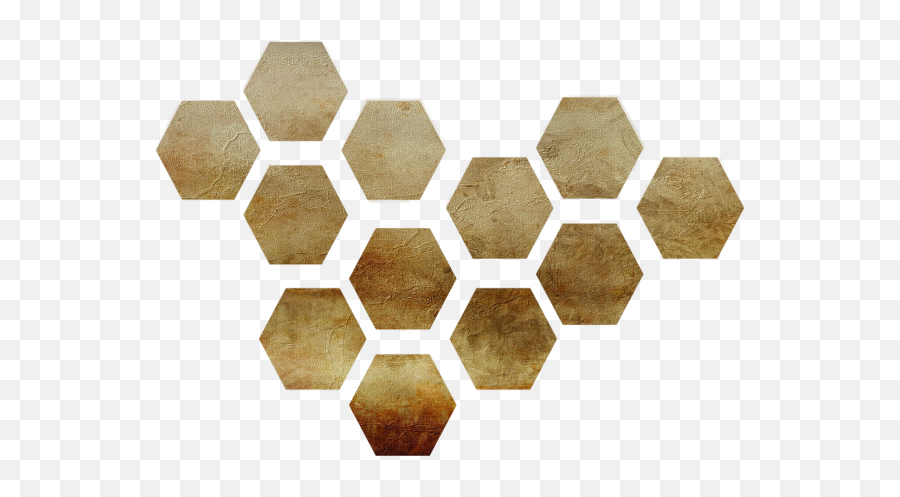 Hexagons Png Images Download Transparent Image - Honey Comb Shapes,Honeycomb Icon Maker