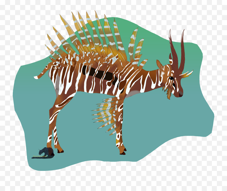 Gazelle Lionfish U003d Rog Lav Jelen U2014 Weasyl - Animal Figure Png,Gazelle Icon