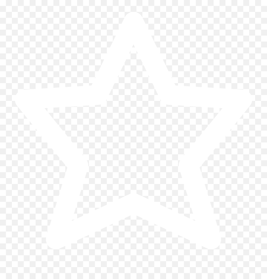 White Star Icon Png 4 Image - White Star Outline Png,White Star Transparent Background