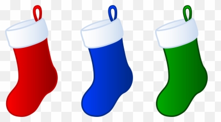 Stocking Clip Art Free - Stockings Clip Art Christmas Png Cute Christmas Socks Clipart,Free Christmas Png