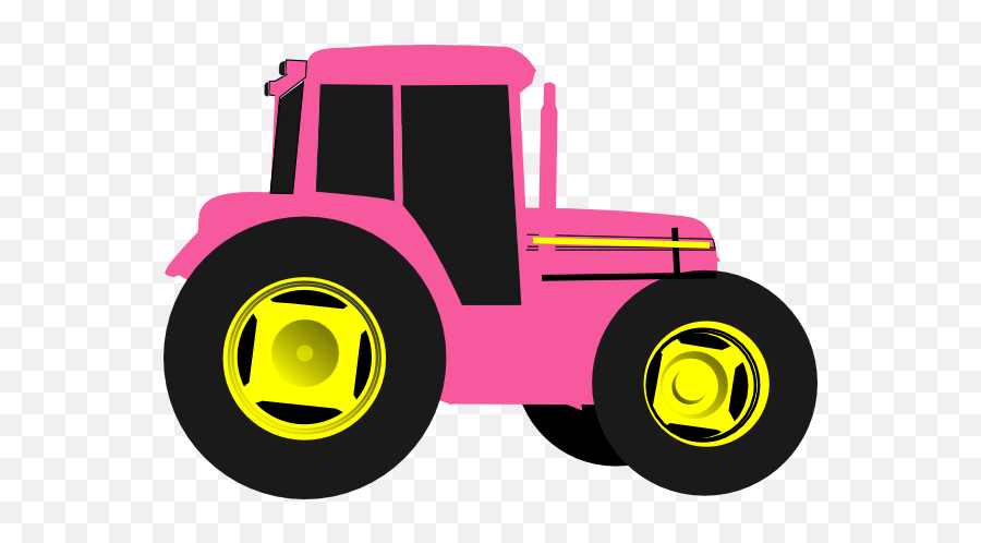 John Deere Tractor Clipart 4 - Pink Tractor Clipart Png,John Deere Tractor Png