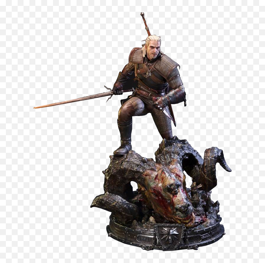 Geralt Of Rivia Png - Prime 1 Studios The Witcher Wild Hunt Geralt Statue Prime 1,The Witcher Png