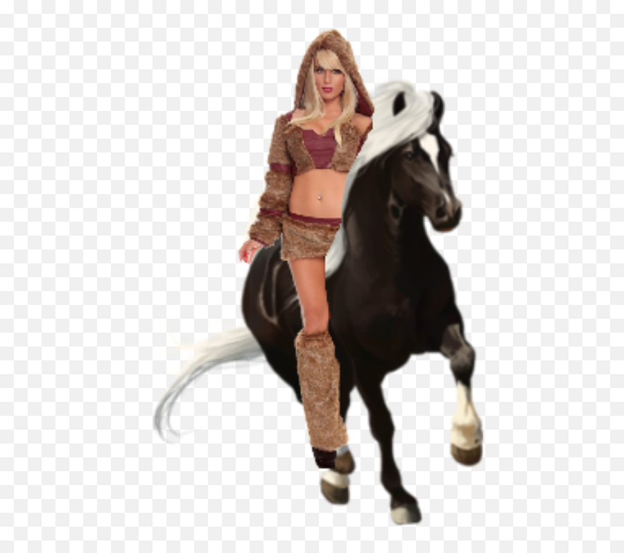 Download Hd Photo Hot Tribal Woman Riding - Mane Png,Hot Woman Png
