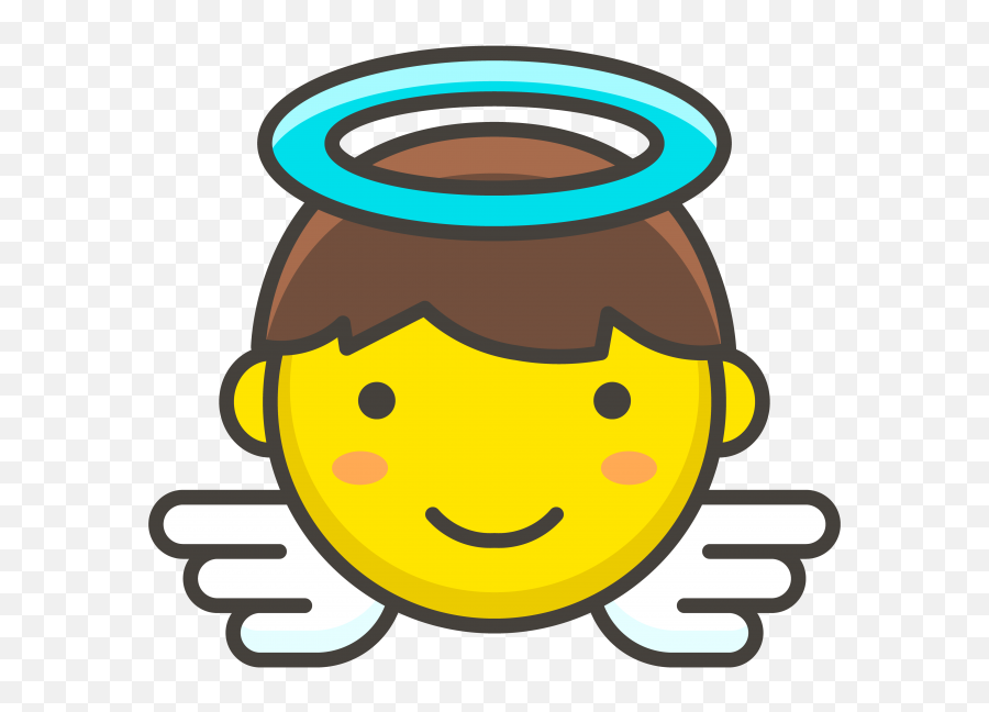 Baby Angel Emoji - Portable Network Graphics Png,Angel Emoji Png