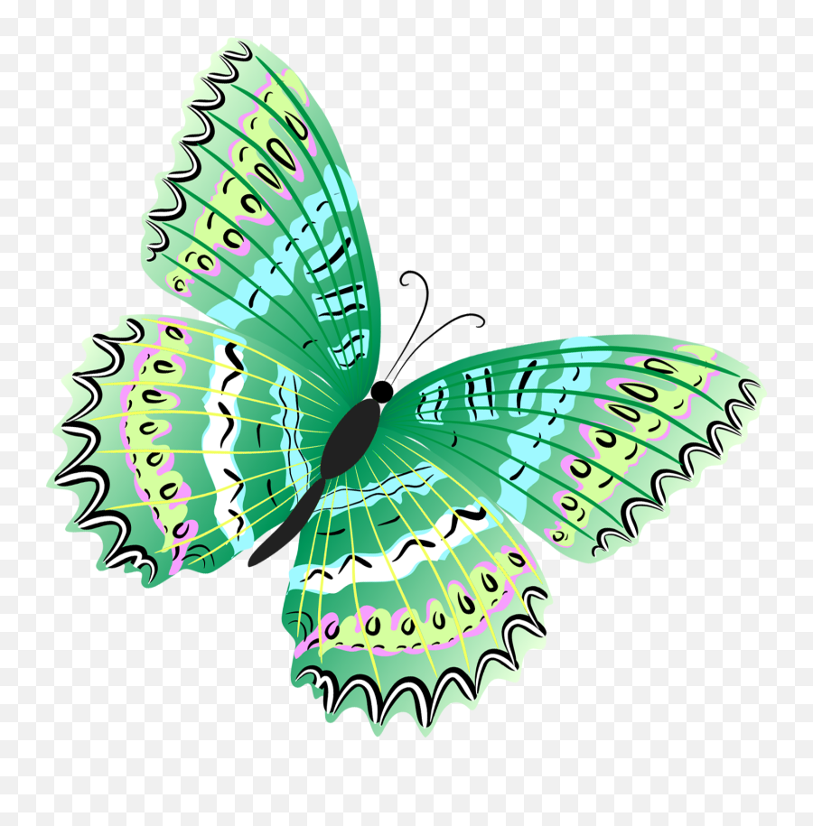 Download Free Png Green Butterfly Clipart Gallery - Green Butterfly Clipart,Butterfly Png Clipart