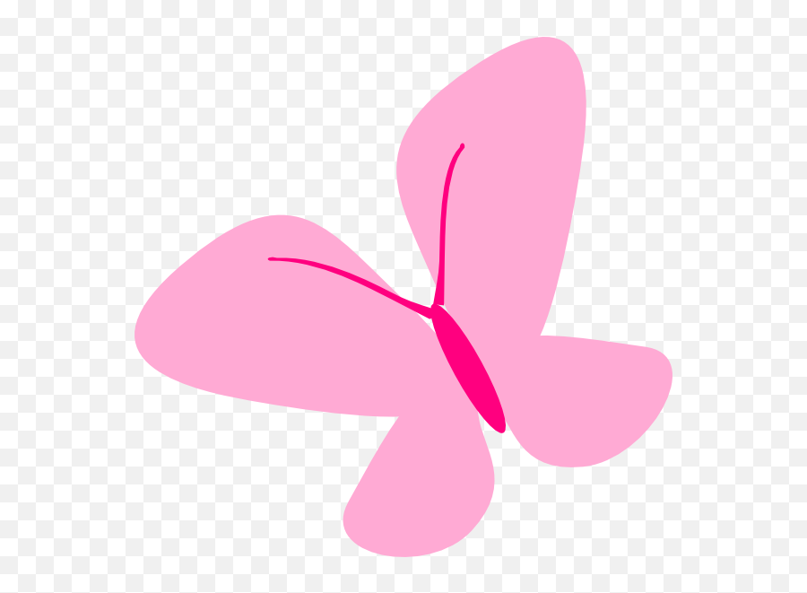 Butterfly With Flower Clipart Png - Pink Butterfly Clipart Png,Butterfly Vector Png