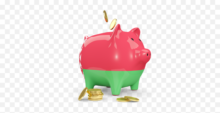 Piggy Bank - Piggy Bank With Brazil Flag Png,Piggy Bank Transparent