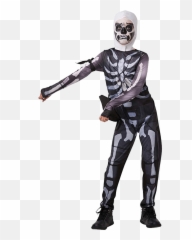 Deluxe Boys Fortnite Skull Trooper - Fortnite Skull Trooper Costume Png,Fortnite Skull Trooper Png