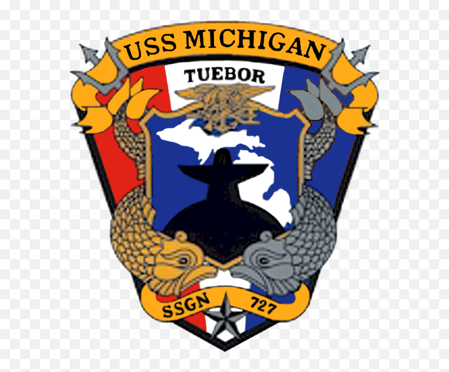 Uss Michigan Ssgn - Crest Uss Michigan Ssgn 727 Png,Crest Png