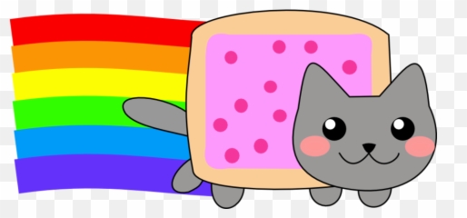 Download Nyan Cat Png Transparent - Nyan Cat Kawaii Png,Nyan Cat Transparent