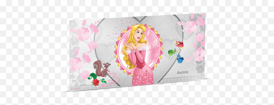 Disney Princess - Aurora 5g Silver Coin Note New Zealand Mint Disney Princess Png,Princess Aurora Png