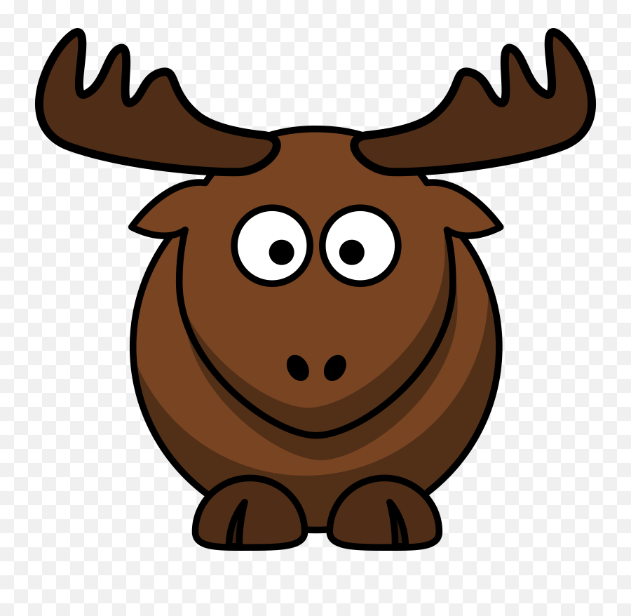 Cartoon Elk Free Svg - Cartoon Elk Clipart Png,Cartoon Animal Png