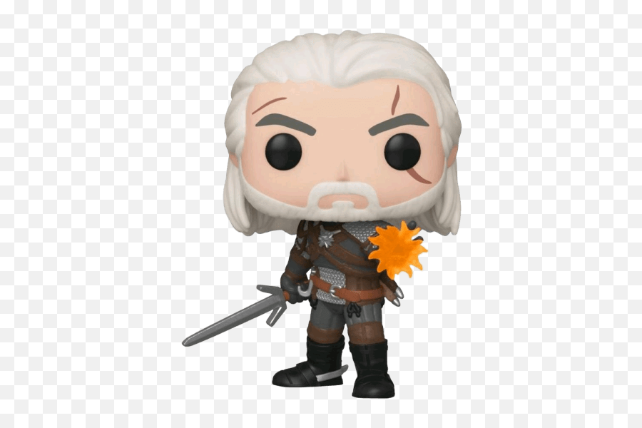 The Witcher 3 Wild Hunt - Geralt Glow Pop Vinyl Geralt Funko Pop Png,Geralt Png