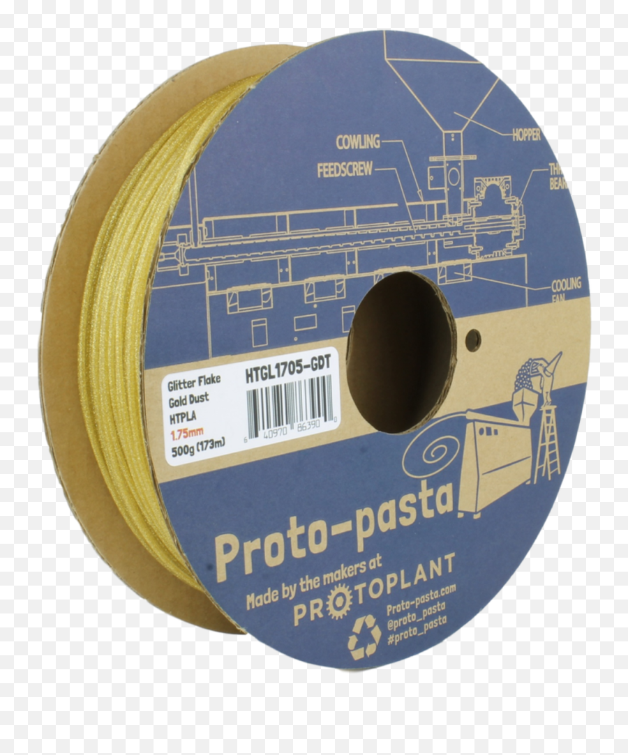Proto - Pasta Glitter Flake Htpla Gold Dust 3d Printing Filament 175mm 500 G Png,Gold Dust Png
