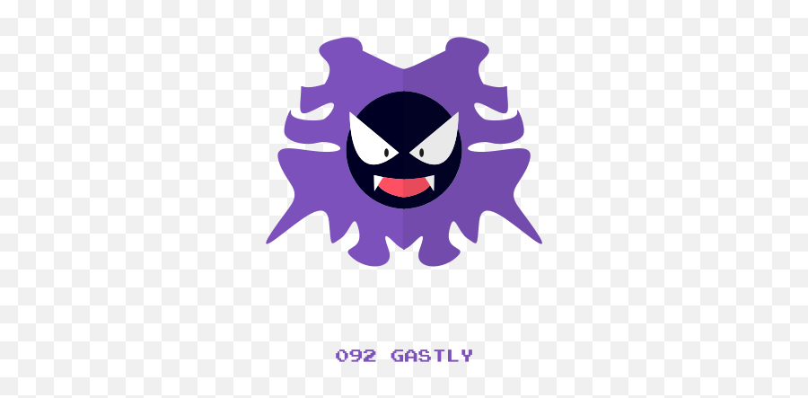 Gastly Ghost Kanto Pokemon Icon - Illustration Png,Gastly Png