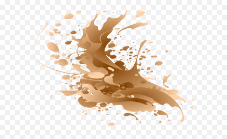 Clip Art - Brown Paint Splatter Png,Mud Splatter Png