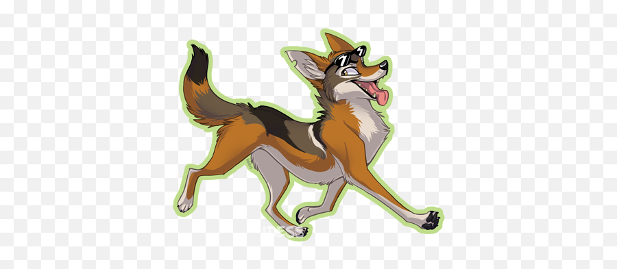 Mini Sticker Png Coyote