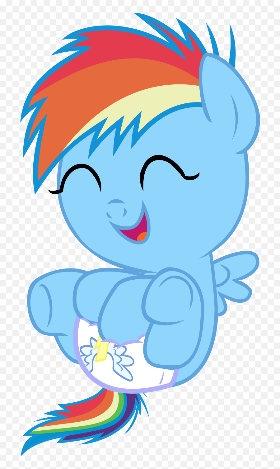 Baby Dash - Rainbow Dash Baby Png,Rainbow Dash Transparent