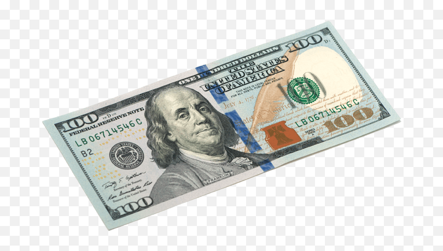 Hundred Transparent Png Clipart - 100 Dollar Bill Png,One Dollar Png