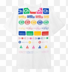 Oversized Allover Logos T - Atk Shirts Yungeen Ace png