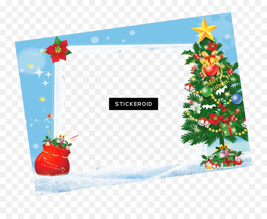 Gifts - Transparent Christmas Background Png,Merry Christmas Frame Png