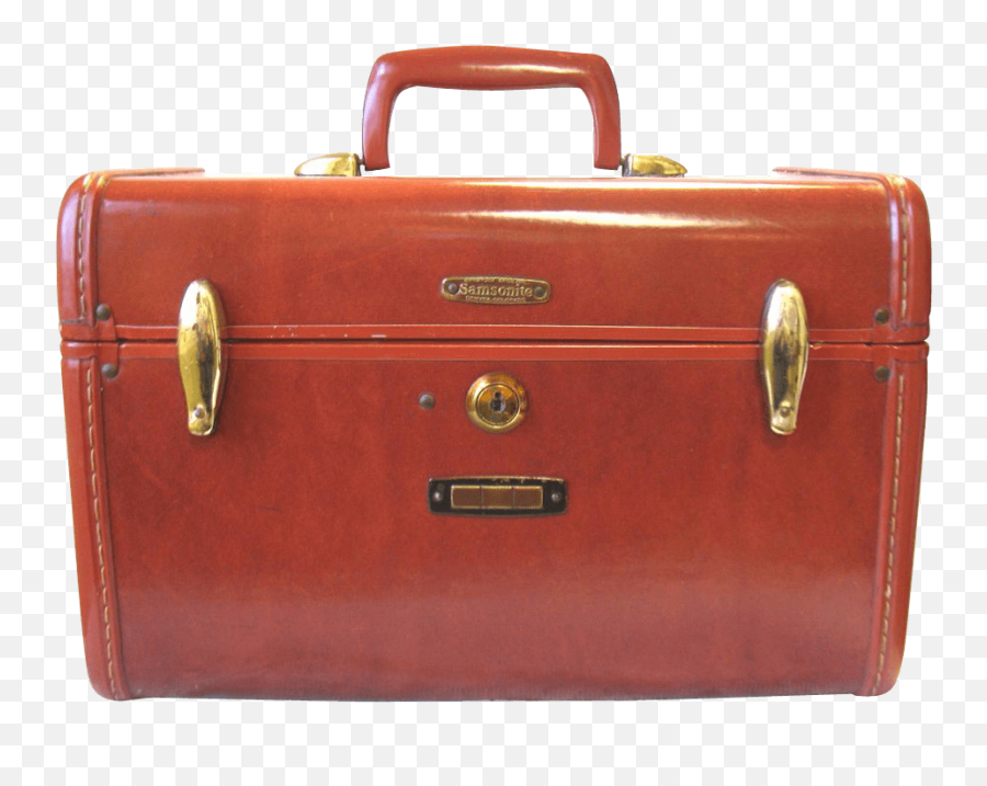 Vintage Samsonite Suitcase Transparent - Vintage Briefcase Transparent Background Png,Suitcase Png
