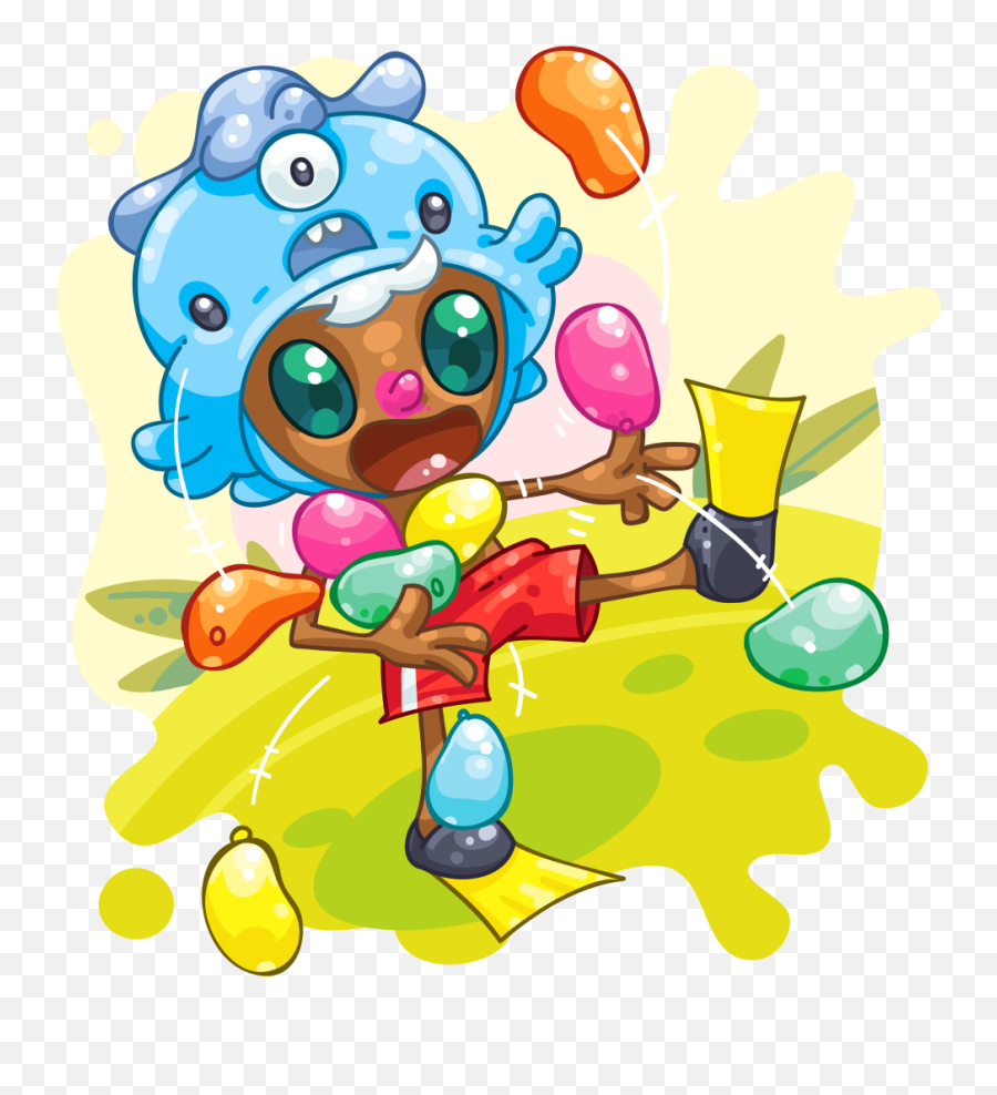 Water Balloon Png - Too Many Water Balloons Transparent Dot,Cartoons Png