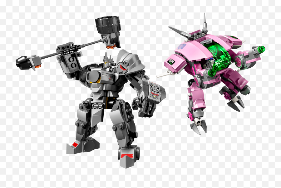 Fe - D Va And Reinhardt Lego Png,Reinhardt Transparent