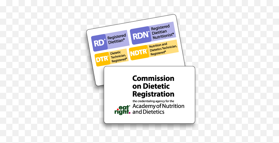 Registration Id Cards - Commission On Dietetic Registration Horizontal Png,Id Card Png