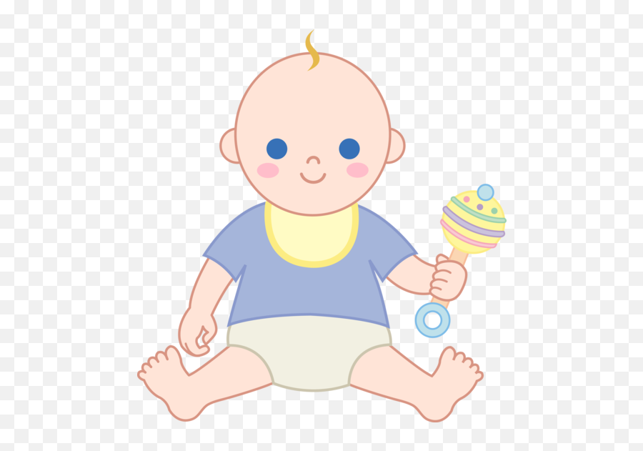 Little Baby Boy Png Image - Baby With Rattle Clipart,Little Boy Png