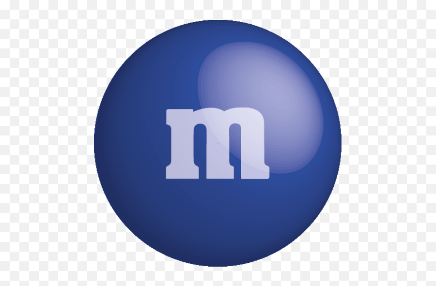 Mu0026m Chocolate Color Colour Dark Blue Icon - M M Blue Png,Folder Icon Png Dark Blue