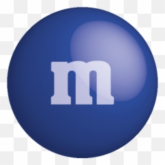 Mu0026m Chocolate Color Colour Dark Blue Icon - M png