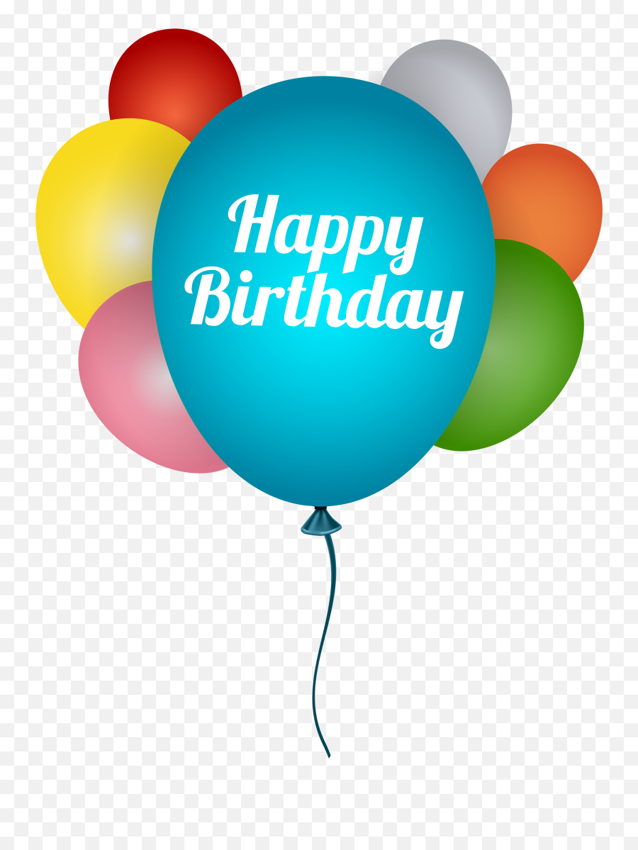 Birthday Cake Wish Greeting Card New - Happy Birthday Balloon Transparent  Background Png,Balloons Transparent - free transparent png images -  