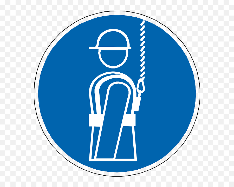 Download Safety Harness Vector - Fall Protection Icon Png,Safety Icon Vector