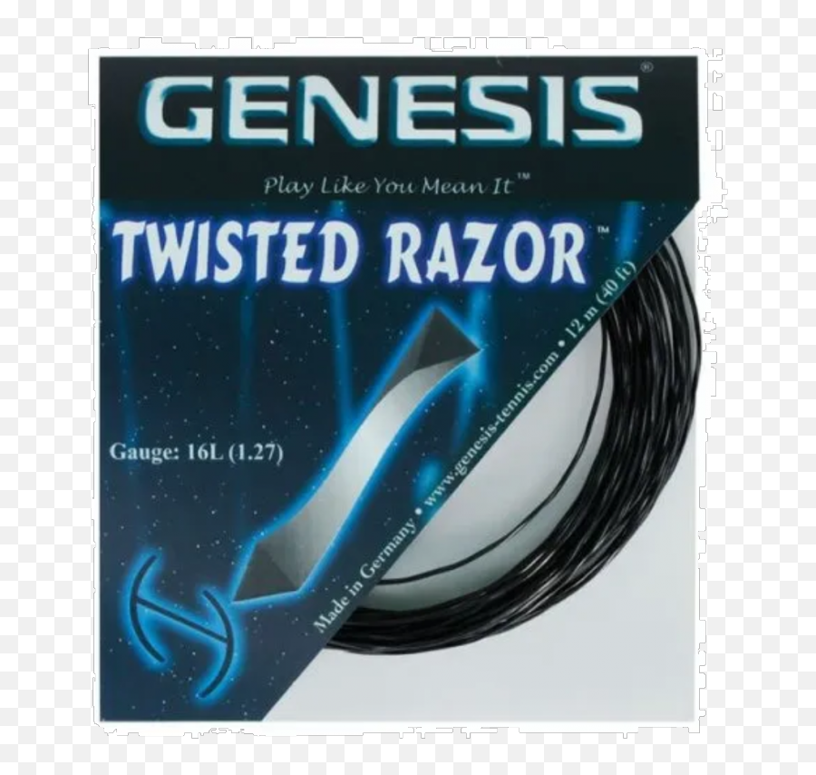 Genesis Twisted Razor 16l 127 12mt40ft Tennis String Set - Genesis Twisted Razor Png,Razor Icon 1